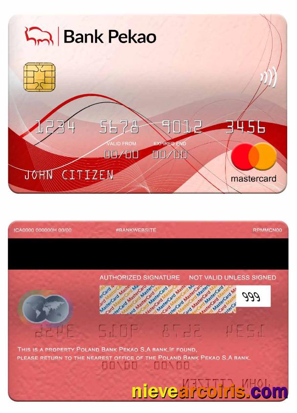 Poland Bank Pekao S.A bank mastercard 